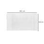 Mijölnir Toalla de Manos Blanco 100% Algodón 50 x 90 cm